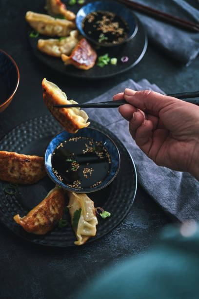 istock Japanese Gyoza Dumplings 1436775216
