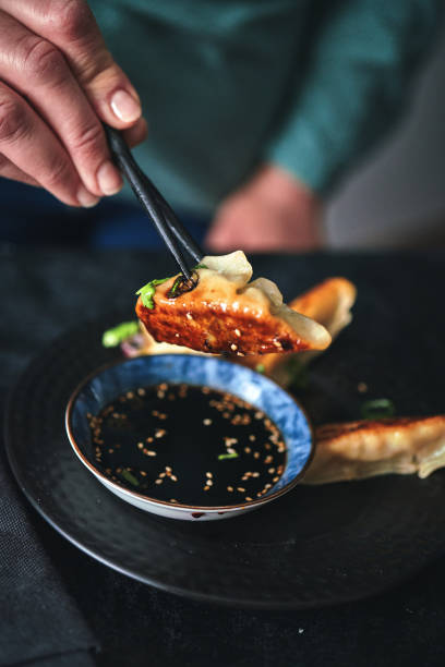istock Japanese Gyoza Dumplings 1436775235