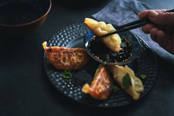 istock Japanese Gyoza Dumplings 1436775239