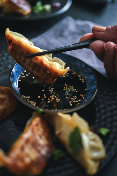 istock Japanese Gyoza Dumplings 1436775244