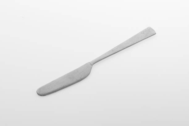 istock Butter knife isolated on white background. 1436775676