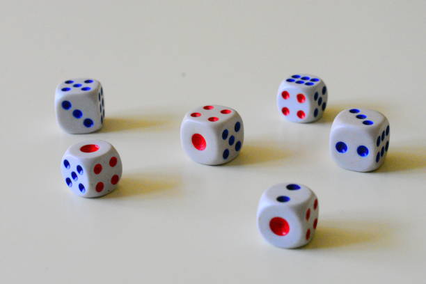 istock Dices for board games on a white background stock photo 1436777836