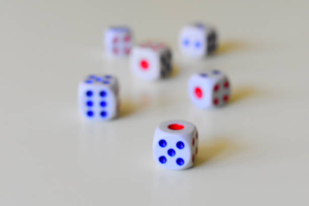 istock Dices for board games on a white background stock photo 1436777944