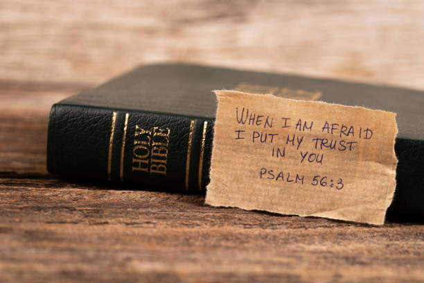 istock Handwritten Bible quote 1436783381