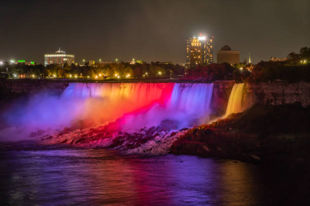 istock Illuminated Horseshoe Niagara Falls, Ontario, Canada 1436783390