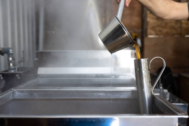 istock Maple Syrup Production Steps at Sugar Shack, Quebec, Canada 1436790930
