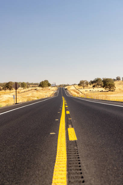 istock Asphalt road and country landscape 1436798994