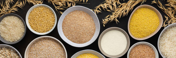 istock Grain cereals in bowls 1436813589