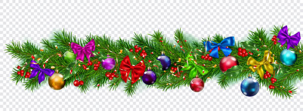 istock Christmas decoration with New Year symbols 1436822768