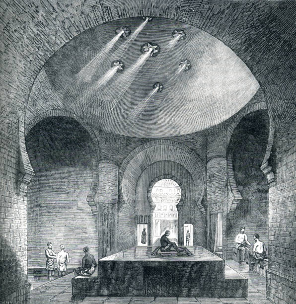 istock Turkish baths Jermyn Street London 19th century 1436823410