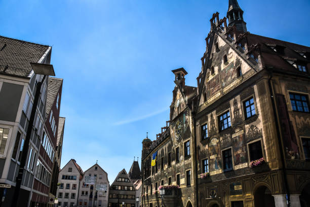 Colorful Old Buildings In Ulm, Germany