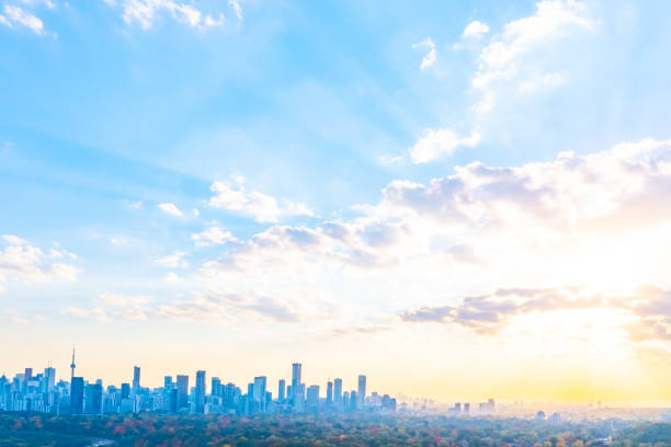 istock Downtown and Rosedale at dusk in Autumn, Toronto, Canada 1436832242