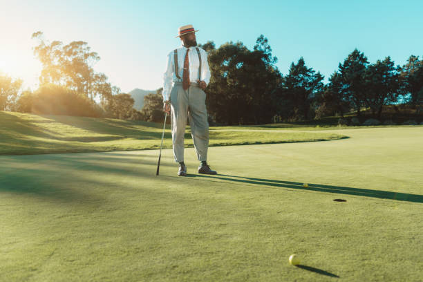 istock An African golf player on the field 1436847533