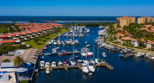 Safe Harbor,Punta Gorda, Florida stock photo