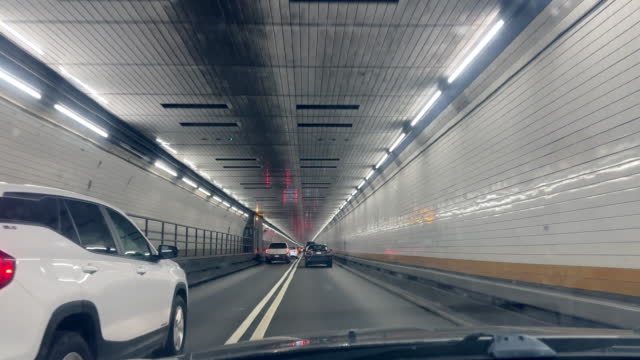 Driving in tunnel