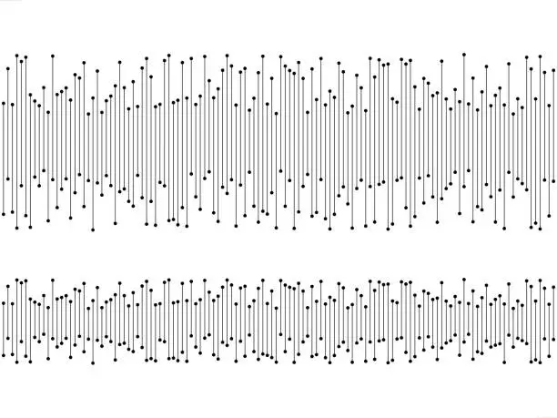 Vector illustration of network lines