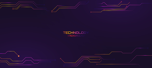 Teletech Computer Background Wide Background With Various Technological Elements Hitech Computer ...