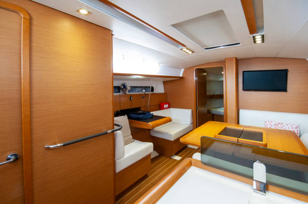 istock Sailboat/yacht interior, yacht cabin 1436909861