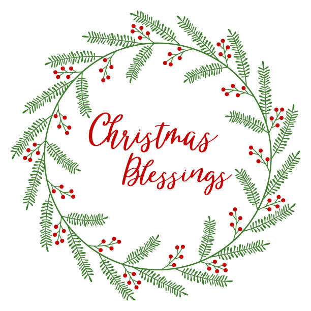 1,800+ Christmas Blessings Stock Illustrations, Royalty-Free Vector ...