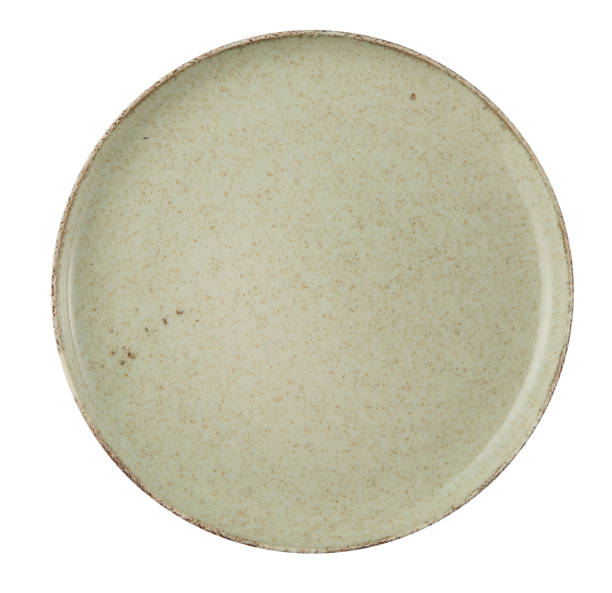 istock Overhead shot of a ceramic plate on an isolated background 1436913411