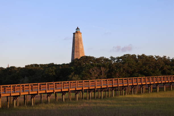 istock Old Baldy Lighthouse in Bald Head Island, North Carolina 1436913414