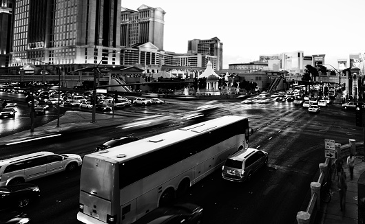 The Las Vegas Strip, Nevada, USA.