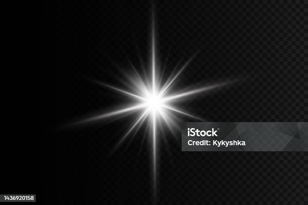 Clean Star Effect Star Glow Light Effect Bright Particles Light Shine Stars Stock ...