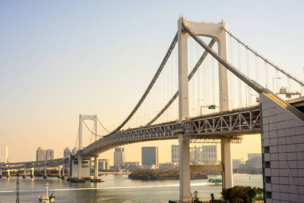 istock Rainbow Bridge in Tokyo Bay during the day 1436921142