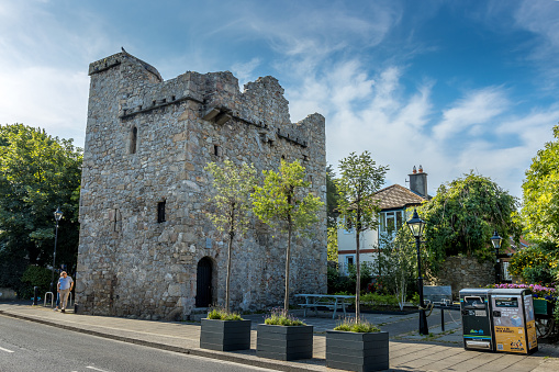 Dublin, Ireland – July 24, 2021: The Dalkey Castle & Heritage Centre. Dublin, Ireland