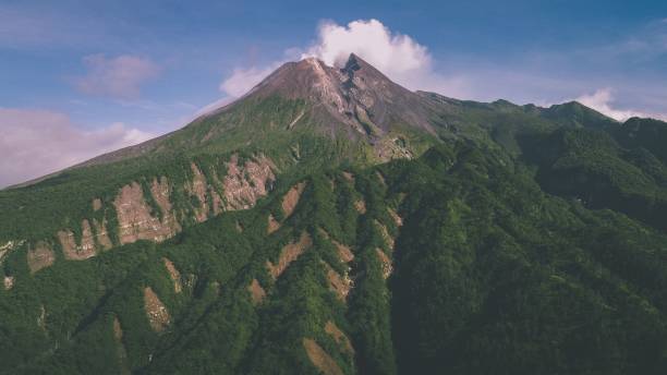 istock Beautiful shot of the volcano Merapi, Indonesia 1436921767