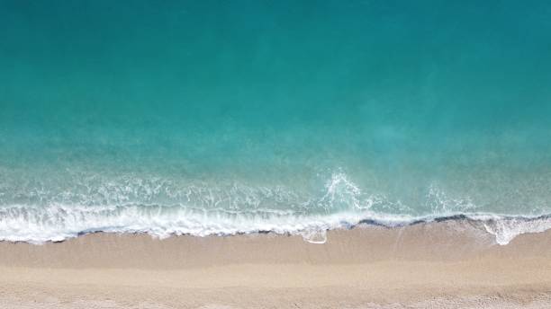 istock Top view shot of waving ocean 1436924556
