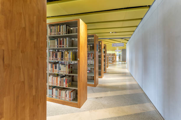 istock The bookshelf where books are stored in the library 1436925097