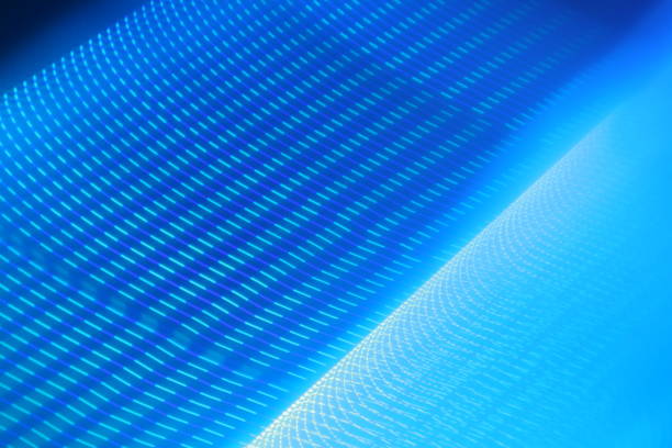 istock Pattern of blue light, a section of the electromagnetic spectrum 1436925213