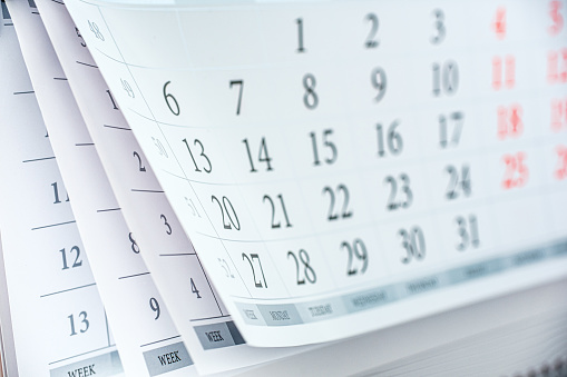 white calendar, event, business, concept