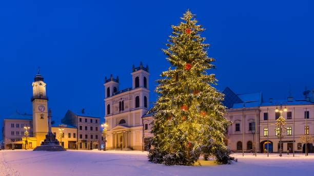 istock Christmas square in Banska Bystrica 1436929448
