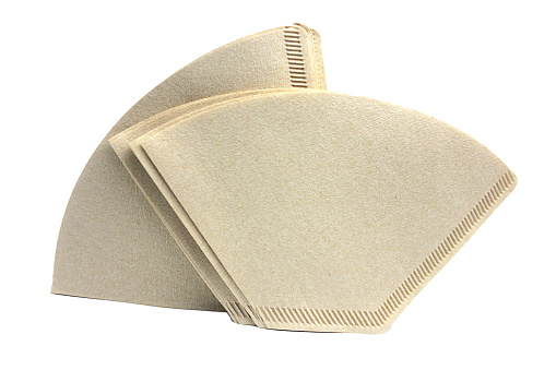 Coffee filter paper for morning drip coffee urban life