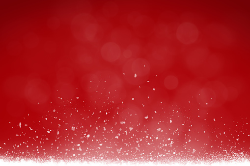 Soft blurred winter red abstract background. This file is cleaned and retouched.