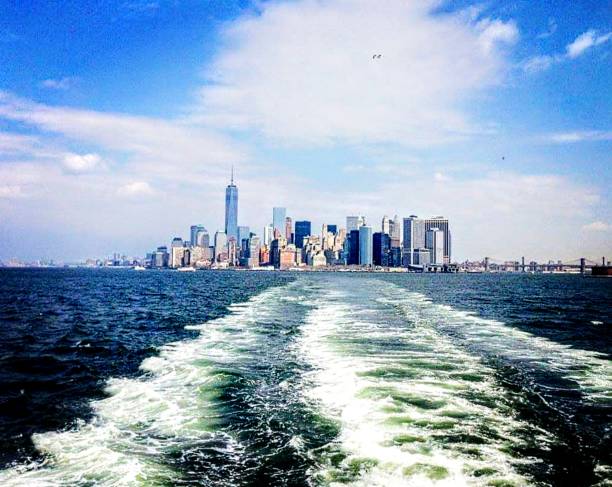 istock Manhattan view from the ferry boat ride 1436942464