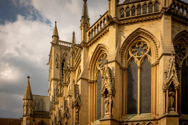 Cambridge Kings college chapel building.