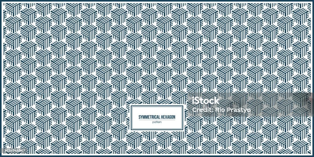 Abstract Pattern Bar Unique Abstract Pattern Of Symmetrical Hexagonal Bars Stock ...