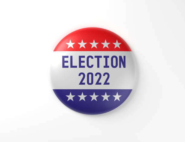 istock Election 2022 USA Flag Badge 1436949160