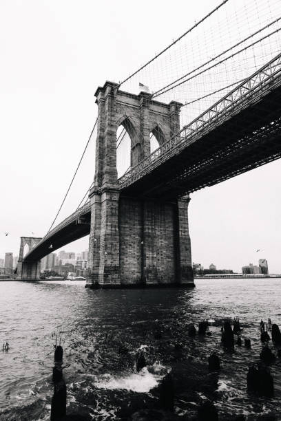 istock Brooklyn Bridge in B&W 1436957081