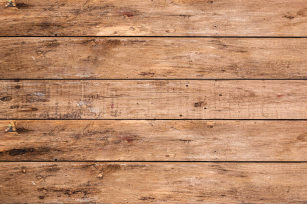 istock Closeup shot of a rustic wooden surface 1436957799