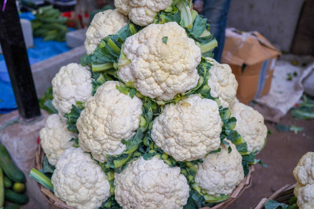 istock Closeup shot of a fresh cauliflower 1436960742