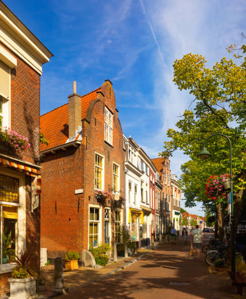 istock Street of Delft, Netherlands 1436961255