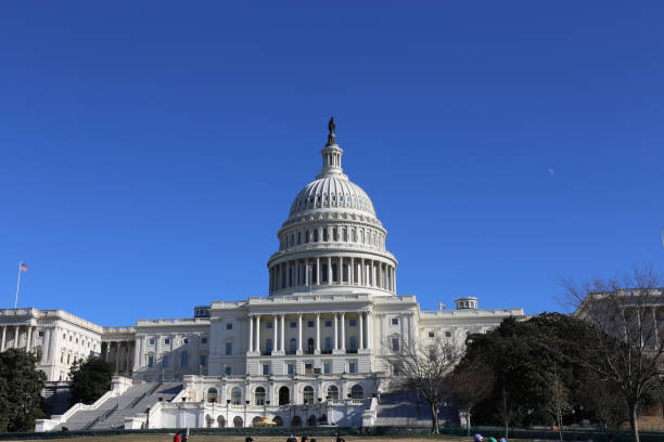 istock Beautiful daytime view of the Washington Capitol 1436962121