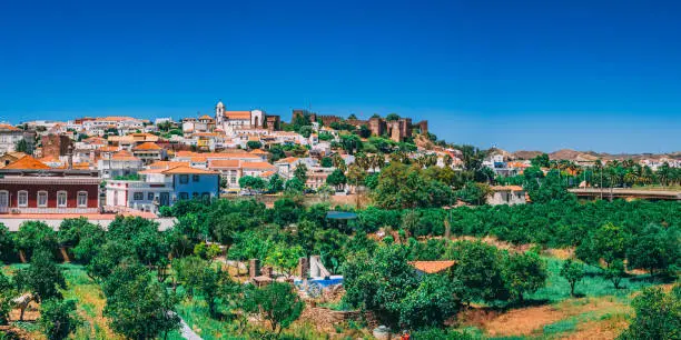 A beautiful shot of Silves, a historic town in Portugal