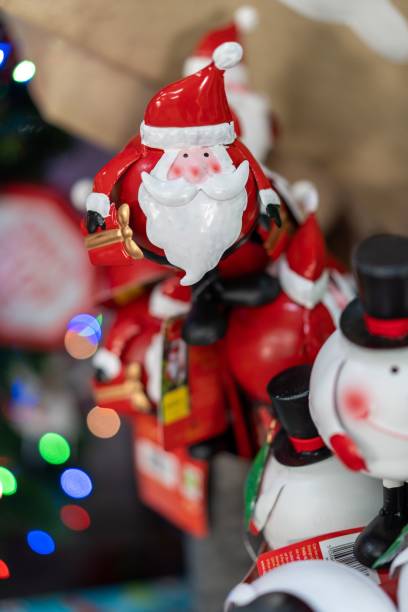 istock Santa Ornament with fairy background bokeh 1436978536
