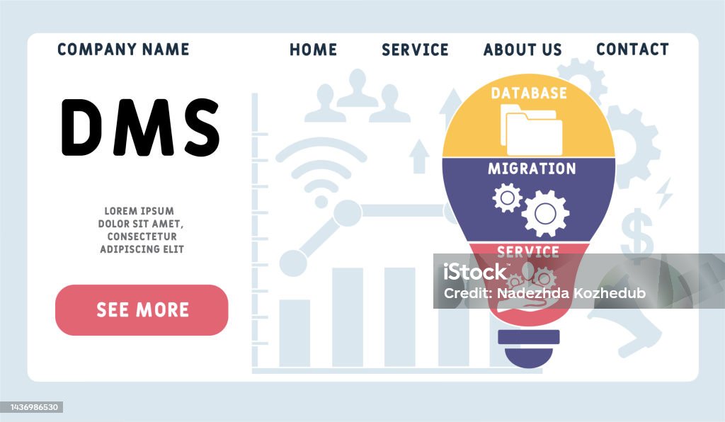 Dms Database Dms Database Migration Service Acronym Stock Illustration - Download ...