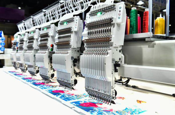 High speed flat multi-heads type embroidery machine manufacturing